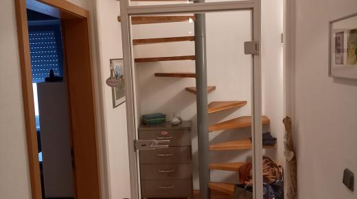 Glastür als Raumtrenner