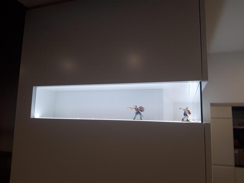 Glasausschnitt beleuchtet 