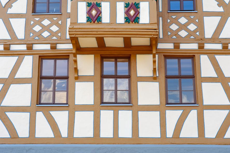 Restaurierte Fenster Fachwerkhaus in Boppard