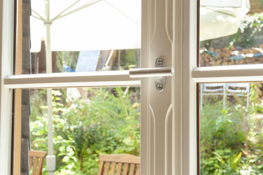 Restaurierte Fenster Nahaufnahme