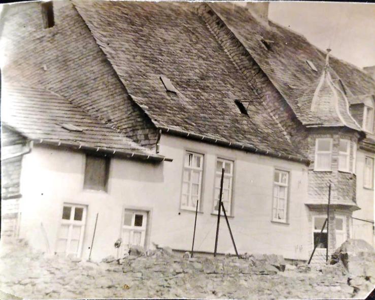 Historisches Foto Fachwerkhaus in Oestrich-Winkel